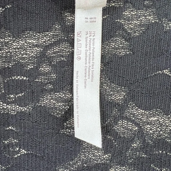 Intimately Free People- Black Lace Bodysuit Women’s Size Large, NWOT - Picture 5 of 10